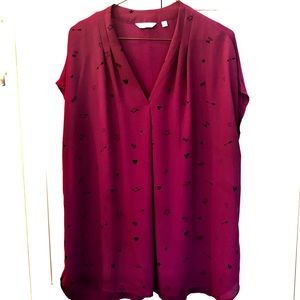 Reitmans hot pink top. 2x